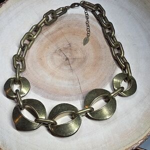 Coldwater Creek  Bell Link Necklace